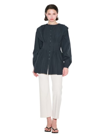 MANUKA Blouse in Dunkelblau
