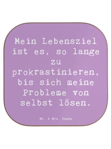 Mr. & Mrs. Panda Untersetzer Spruch Lebensziele Prokrastination ... in Lavendeltraum
