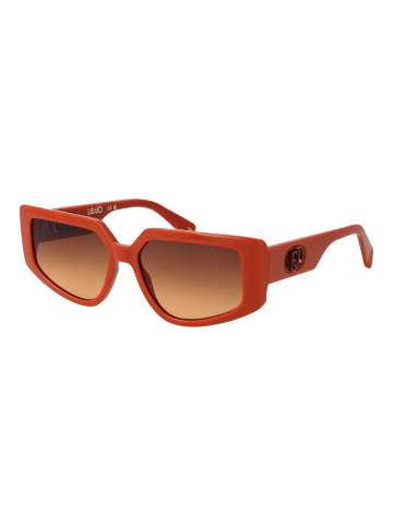 Liu Jo Frauen Sonnenbrille Rechtwinklig Orange