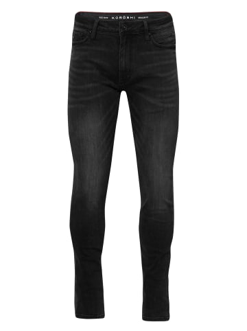 KOROSHI Jeans Stretch Regular Fit in schwarz