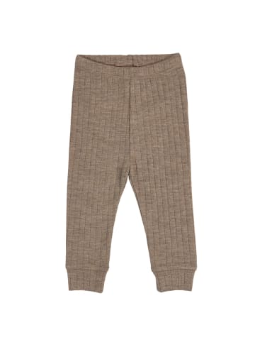 müsli Babyhose aus Merinowolle in Walnut melange