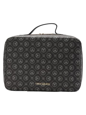 Carlo Colucci Kosmetiktasche Cramarossa in Schwarz