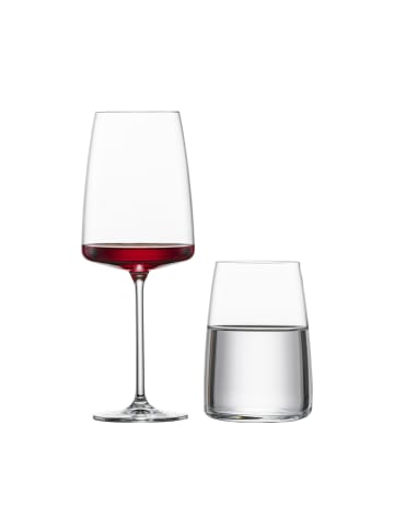 Zwiesel Glas 8er Set Wein- und Wassergläser Vivid Senses in transparent