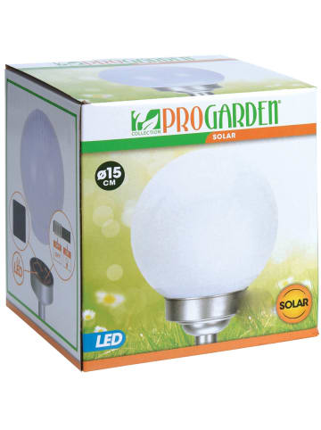 PROGARDEN Solarlampe in weiß