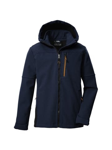Killtec Übergangsjacke mit Kapuze in blau