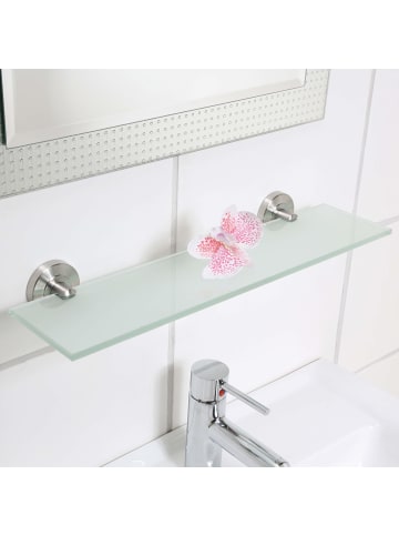 Amare bath Regal Glasablage in Silber