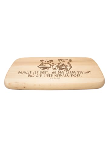 Mr. & Mrs. Panda Holzbrett Koala Familie mit Spruch in Transparent