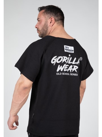 Gorilla Wear T-shirt - Augustine Old School Workout Top - Schwarz