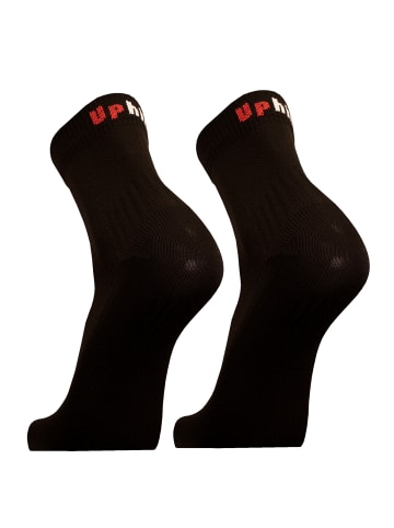 UphillSport Laufsocken FRONT 2er Pack in Black