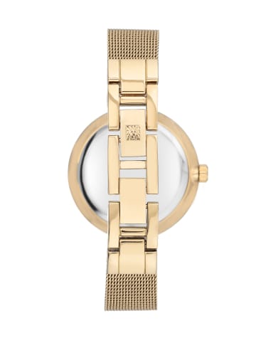 Anne Klein Quarzuhr Crystal Dreams in champagner / gold