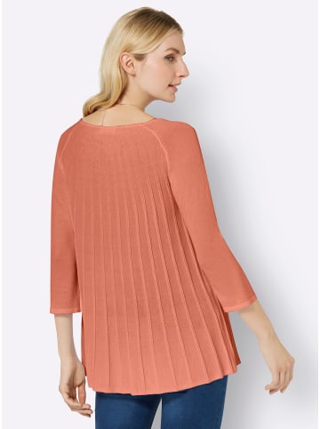 WITT WEIDEN Rundhalspullover in papaya