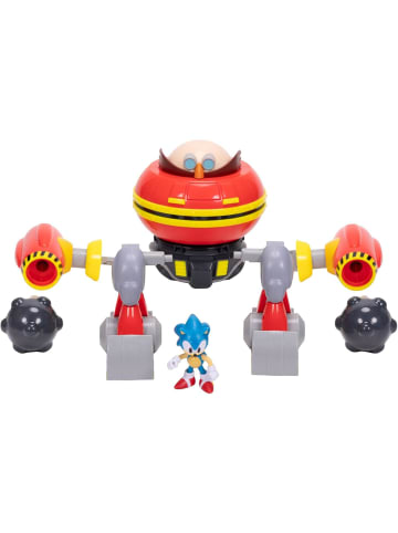 jakks Pacific Sonic The Hedgehog Riesiger Eggman-Roboter-Kampfset 23 cm Spielset + Sonic Figur