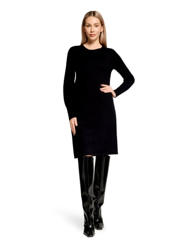 Betty Barclay Strickkleid mit Schleifenknoten in Schwarz