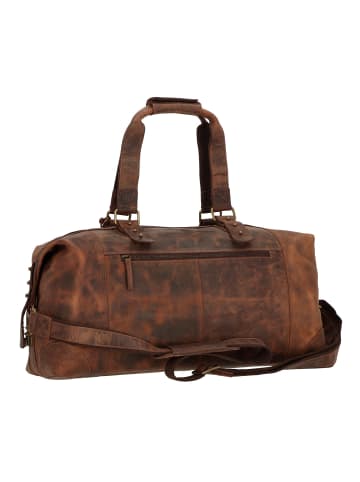 Greenland Nature Classic Weekender Reisetasche Leder 54 cm in brown
