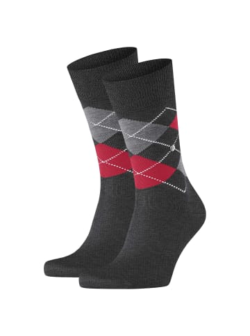 Burlington Socken 2er Pack in Anthrazit Melange
