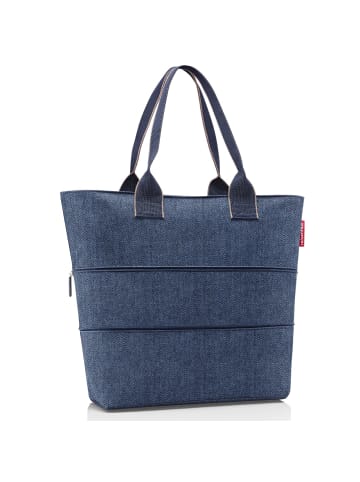 Reisenthel Shopper Tasche E1 50 cm in herringbone dark blue