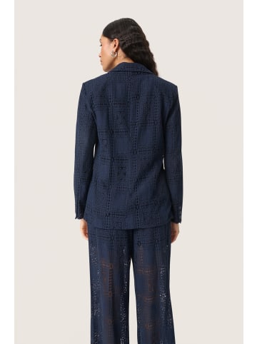 Soaked in Luxury Blazer SLCoopelia Straight fit in Night Sky