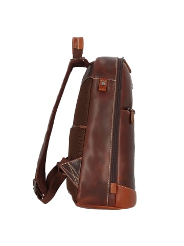 Jekyll & Hide Soho Rucksack RFID Leder 41 cm Laptopfach in two tone