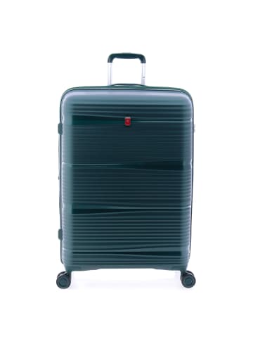 Gladiator 0800 4 Rollen Trolley 76 cm mit Dehnfalte in green