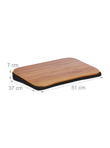 relaxdays Laptopkissen in Natur - 22 Zoll