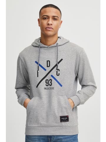 INDICODE Hoodie IDLeon - 50355MM  Sweatshirt mit Print in Grau