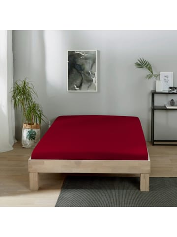 Erwin Müller Spannbettlaken Erlangen in dunkelrot
