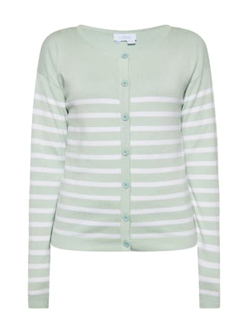 usha BLUE LABEL Damen Cardigan in MINZE WEISS