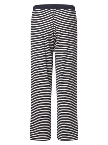 ESPRIT Pyjama-Hose in marine weiß