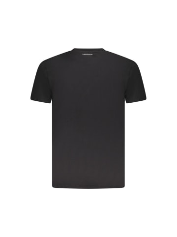 Trussardi Schwarzes Baumwoll-T-Shirt