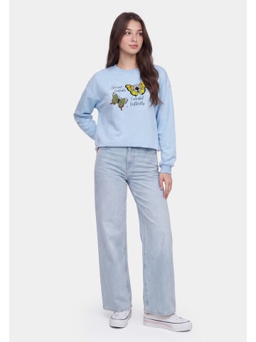 myMo Women Sweatshirt in Light Blue