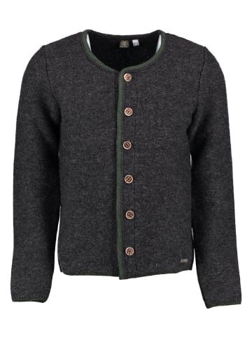 OS-Trachten Strickjacke Xaluna in anthrazit