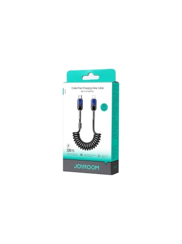 Wisam® Joyroom Schnell-Ladekabel 30W USB-C Lightning 1.5m schwarz