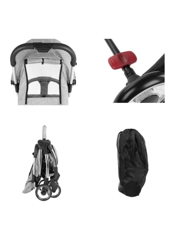 Kikkaboo Kinderwagen Buggy Cloe bis 22 kg in grau