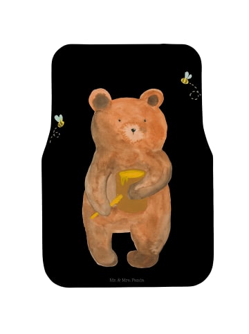 Mr. & Mrs. Panda Fußmatte Auto Bär Honig ohne Spruch in Schwarz
