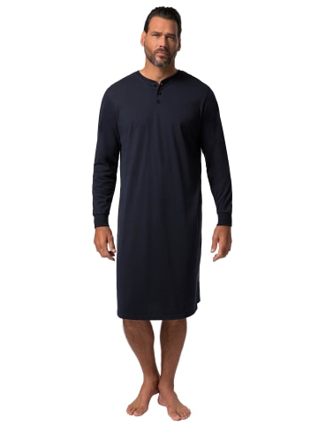 JP1880 Langer Schlafanzug in navy blau
