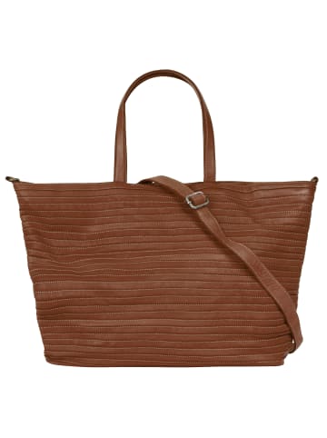 Samantha Look Shopper echt Leder in cognac