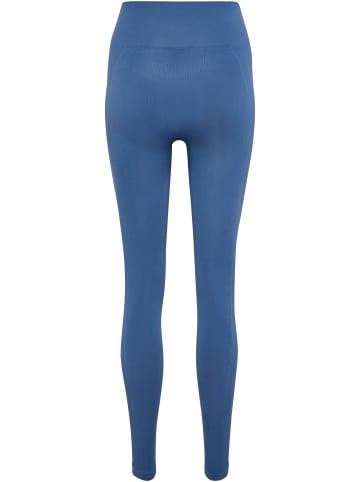 Hummel Hummel Tights Hmltif Yoga Damen Dehnbarem Feuchtigkeitsabsorbierenden Nahtlosen in BLUE HORIZON