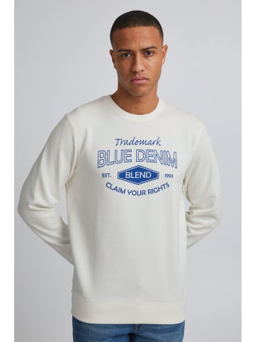 BLEND Rundhalspullover Sweatshirt - 20713265 in weiß