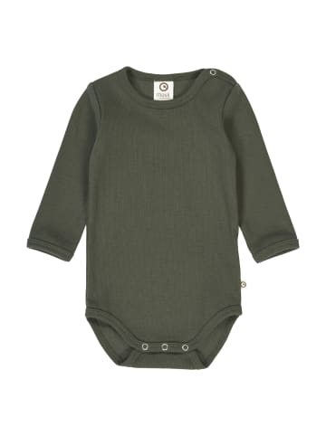 müsli Langarmbody in Deep green
