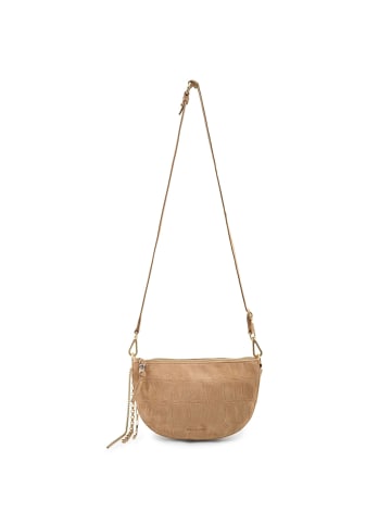 FREDs BRUDER Velvet Wild Umhängetasche Leder 28 cm in camel