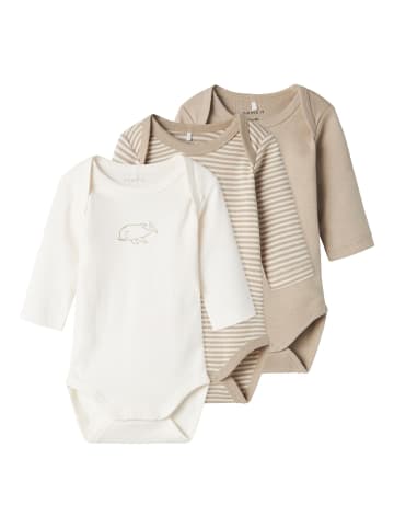 name it 3er-Pack Strampler in Pure Cashmere
