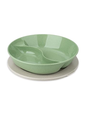 koziol CONNECT SEPAREE 1,5 - Menüteller mit Deckel 1,5l in nature leaf green