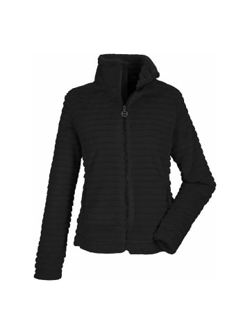 Killtec Fashion Fleecejacke mit Stehkragen in Schwarz0110