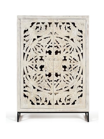 Giner y Colomer Küchenhochschrank aus Mangoholz in White