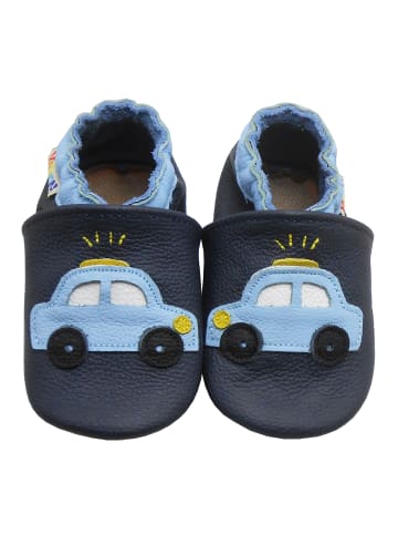 Yalion Baby Krabbelschuhe aus Leder, weiche Lauflernschuhe mit rutschfester Sohle 