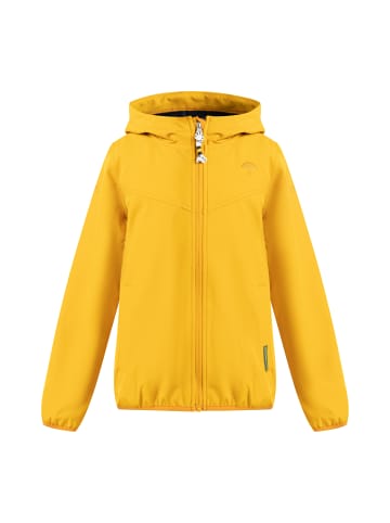 Schmuddelwedda Mädchen Softshellblouson - Recyceltes Material in Senf