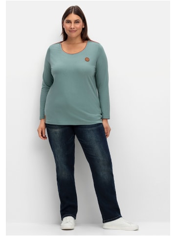 sheego Langarmshirt in jade