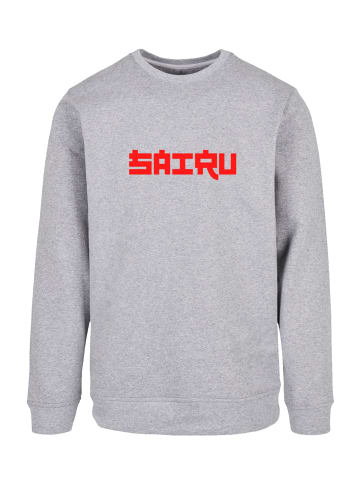 F4NT4STIC Sweatshirt Koi Fish Japan Streetstyle in grau meliert