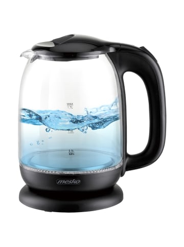 mesko MS 1302 B Wasserkocher 1,7 L - 360°-Sockel, 2200 W in Schwarz