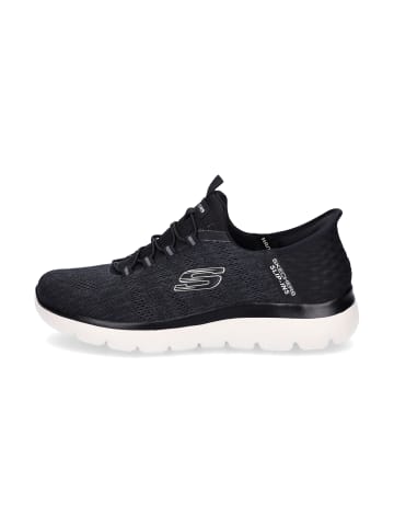 Skechers Slip-in Sneaker Summits Key Pace in Schwarz Grau